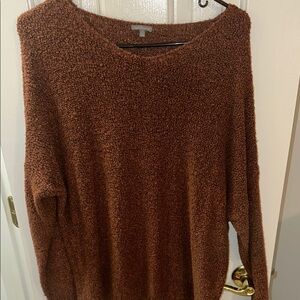 Cozy rust-colored Sweater